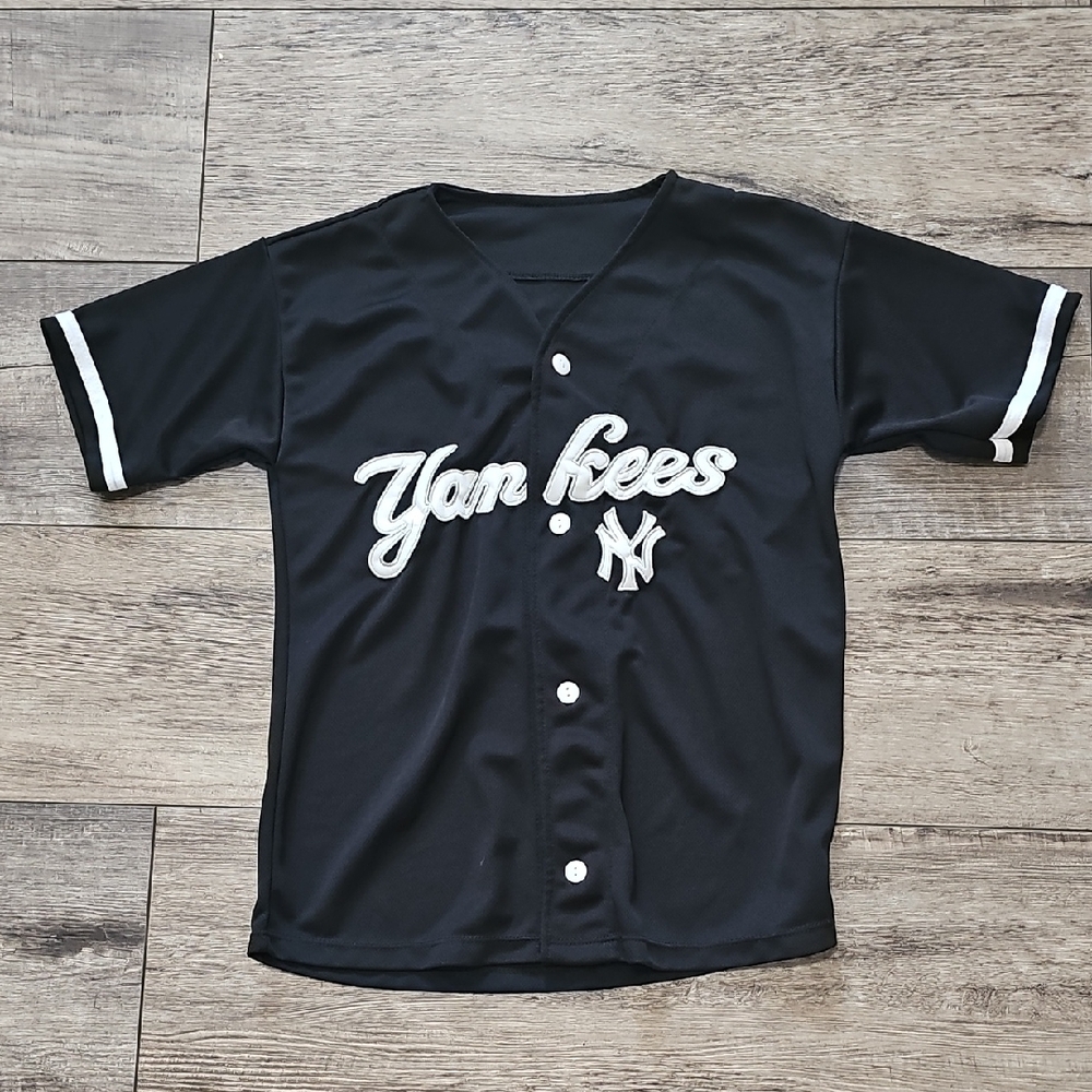 Kids Black Yankees Shirt